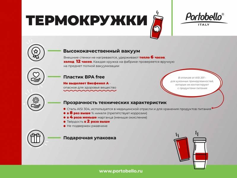 Термобутылка вакуумная герметичная, Asti, 500 ml, желтая