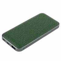 Внешний аккумулятор, Tweed PB, 10000 mah, зеленый, подарочная упаковка с блистером