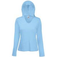 Футболка "Lady-Fit Lightweight Hooded T"