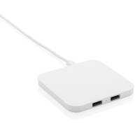 Док-станция Square для беспроводной зарядки 10 Вт с USB-портами