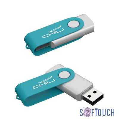 Флеш-карта "Vostok", объем памяти 8GB, покрытие soft touch