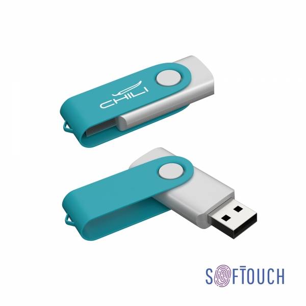 Флеш-карта "Vostok", объем памяти 8GB, покрытие soft touch