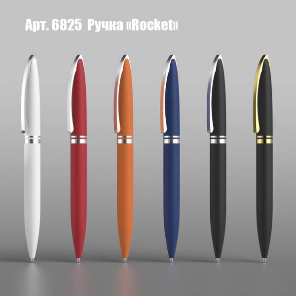 Ручка шариковая "Rocket", покрытие soft touch