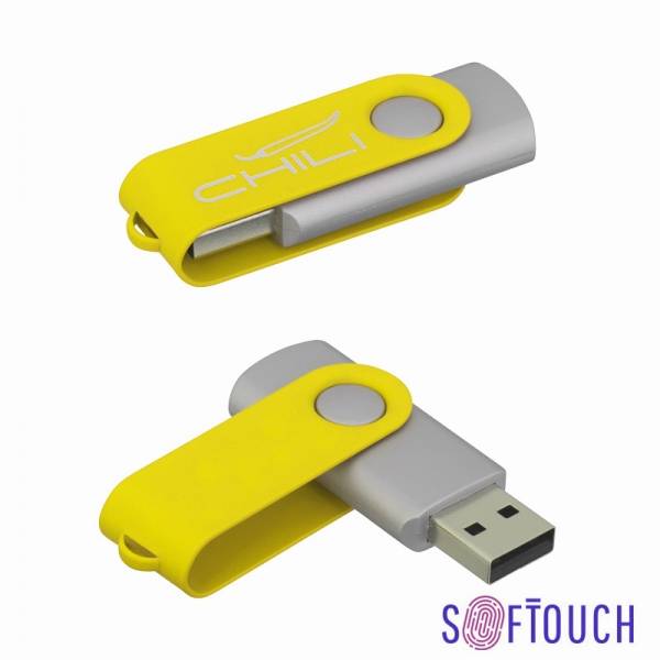 Флеш-карта "Vostok", объем памяти 16Gb, покрытие soft touch