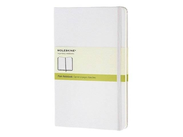 Записная книжка Moleskine Classic (нелинованный) в твердой обложке, Large (13х21см), белый