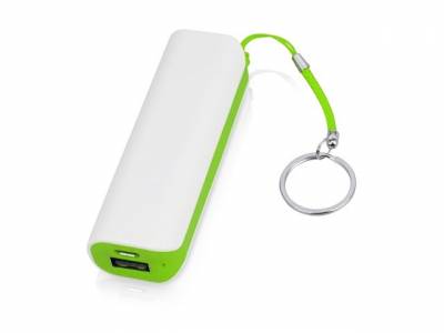 Портативное зарядное устройство (power bank) Basis, 2000 mAh, зеленое яблоко