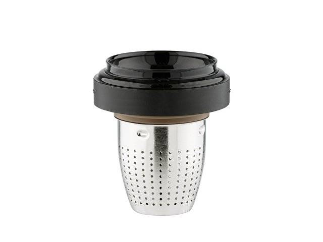 Термос из нерж. стали с ситом тм THERMOS TCMF-501, черный