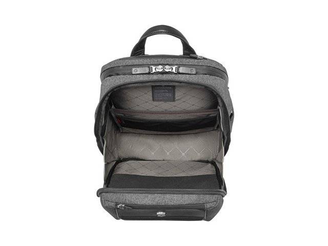 Рюкзак VICTORINOX Architecture Urban 2 Deluxe Backpack 15”, серый, полиэстер/кожа, 31x23x46 см, 23 л