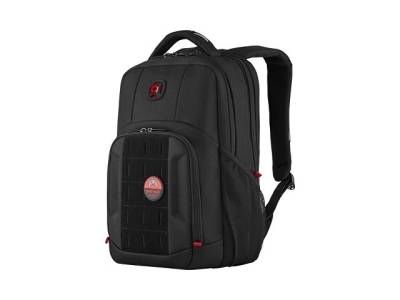 Рюкзак WENGER PlayerMode 15.6”, чёрный, 100% полиэстер, 30х23х46 см, 20 л