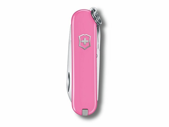 Нож-брелок VICTORINOX Classic SD Colors "Cherry Blossom", 58 мм, 7 функций, розовый