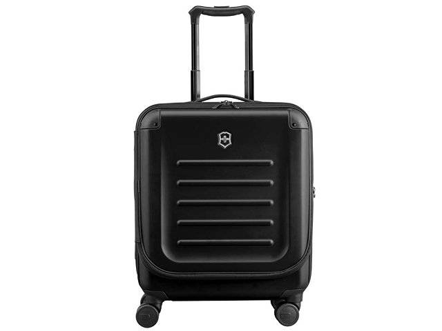 Чемодан VICTORINOX Spectra™ Dual-Access 2.0, чёрный, поликарбонат Bayer, 42x25x55 см, 37 л