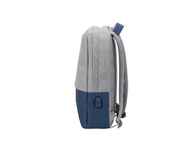 RIVACASE 7562 grey/dark blue рюкзак для ноутбука 15.6'', серый/темно-синий