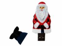 USB-флешка на 4 Гб Дед Мороз Santa под нанесение, белый