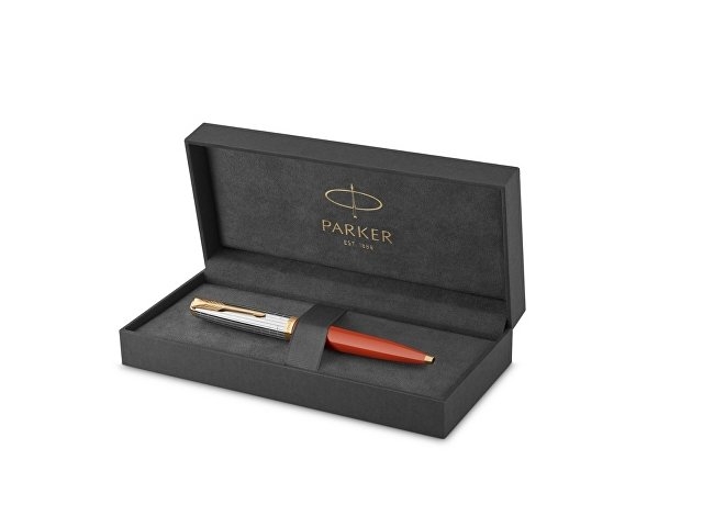 Шариковая ручка Parker 51 Premium Red GT стержень: M, цвет чернил: black, в подарочной упаковке.