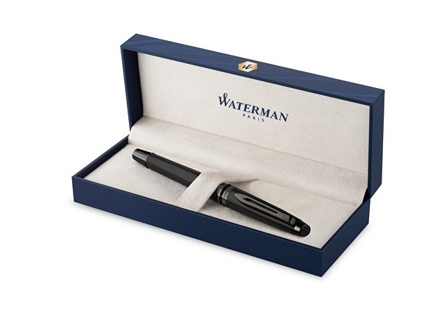 Перьевая ручка Waterman Expert Black F BLK в подарочной упаковке