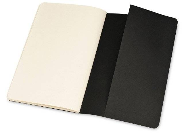 Записная книжка Moleskine Cahier (нелинованный, 1 шт.), Large (13х21см), черный