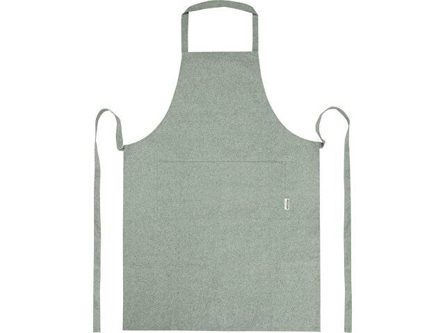 Pheebs 200 g/m² recycled cotton apron, зеленый яркий