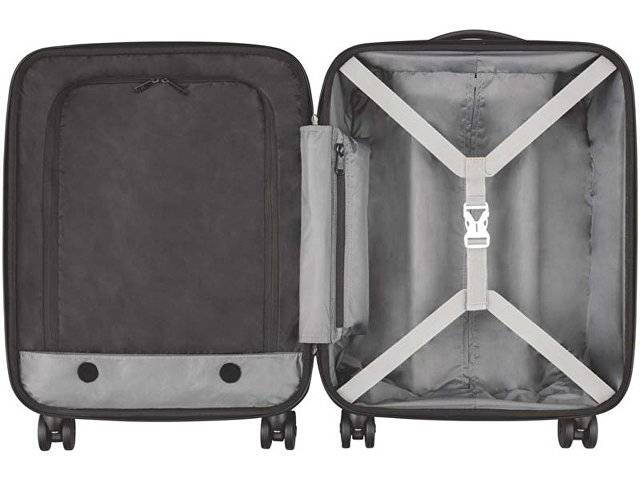 Чемодан VICTORINOX Spectra™ Dual-Access 2.0, чёрный, поликарбонат Bayer, 42x25x55 см, 37 л