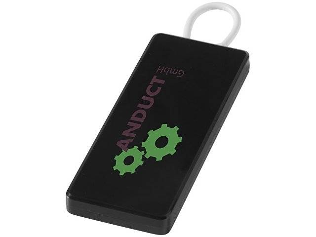 Портативное зарядное устройство "Current", 1200 mAh, черный