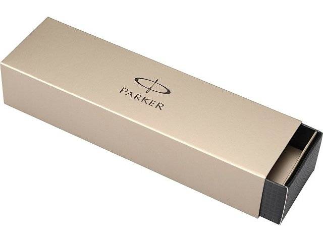 Ручка шариковая тонкая Parker модель Sonnet Matte Black СT в футляре