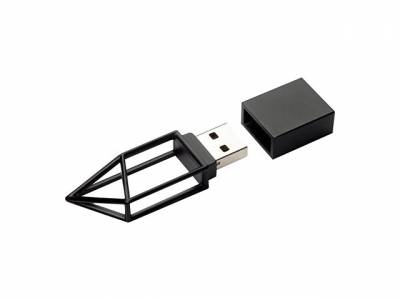 USB-флешка на 16 ГБ,micro USB  черный