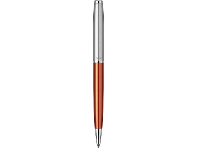 Шариковая ручка Parker Sonnet Essentials Orange SB Steel CT, цвет чернил black, перо: M, в подарочной упаковке.