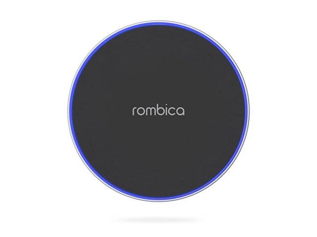 Беспроводное зарядное устройство Rombica  «NEO Core Quick» c быстрой зарядкой, черный (с лого)