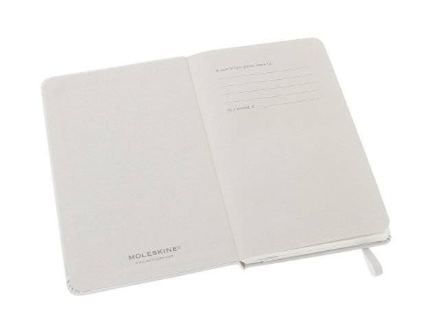 Записная книжка Moleskine Classic (нелинованный) в твердой обложке, Pocket (9x14см), белый