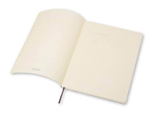 Записная книжка Moleskine Classic Soft (в клетку), ХLarge (19х25 см), черный