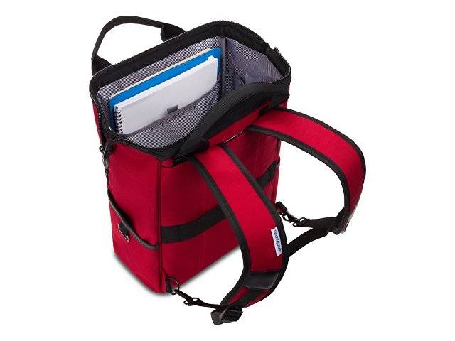 Рюкзак SWISSGEAR 16,5" Doctor Bags, красный/черный, полиэстер 900D/ПВХ, 29 x 17 x 41 см, 20 л