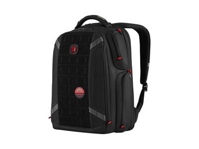 Рюкзак WENGER PlayerOne 17.3”, чёрный, 100% полиэстер, 38х26х49 см, 29 л