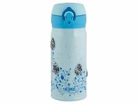 Термос из нерж. стали тм THERMOS JNL-350-SWFLOWER, голубой