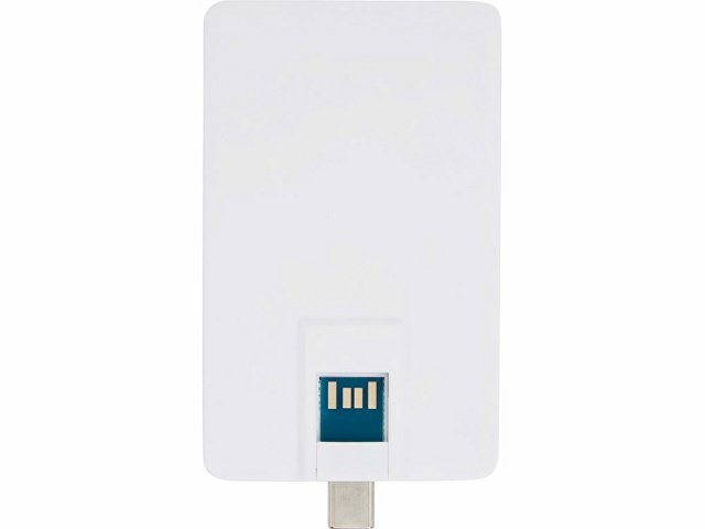 Duo Slim USB-накопитель емкостью 64ГБ и разъемами Type-C и USB-A 3.0, белый