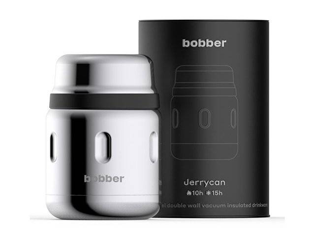 Термос для еды, вакуумный, бытовой, тм "bobber". Объем 0.47 литра. Артикул Jerrycan-470 Glossy