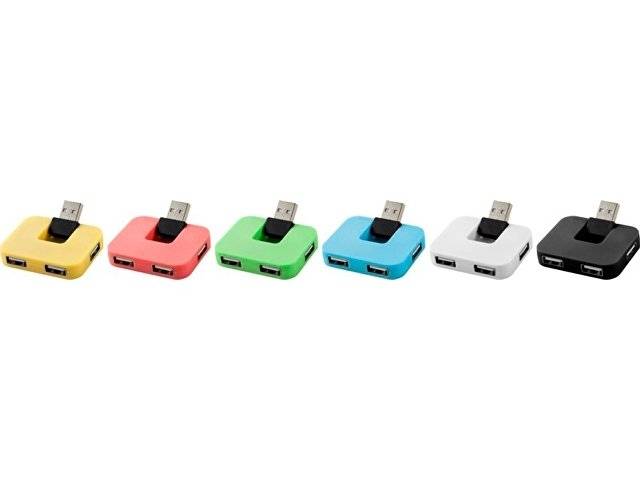 USB Hub "Gaia" на 4 порта, белый