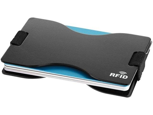 Чехол для карт RFID Adventurer, черный