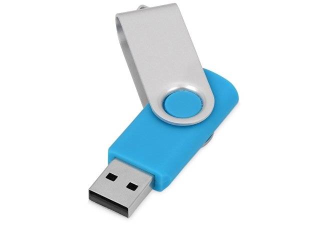 Флеш-карта USB 2.0 16 Gb «Квебек», голубой