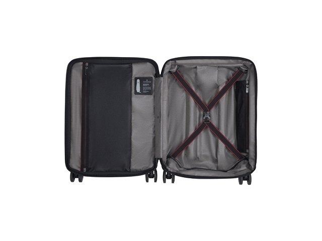 Чемодан VICTORINOX Spectra™ 3.0 Global Carry-On, чёрный, поликарбонат Sorplas™, 40x20x55 см, 39 л