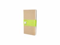 Записная книжка Moleskine Cahier (нелинованный, 3 шт.), Large (13х21см), бежевый