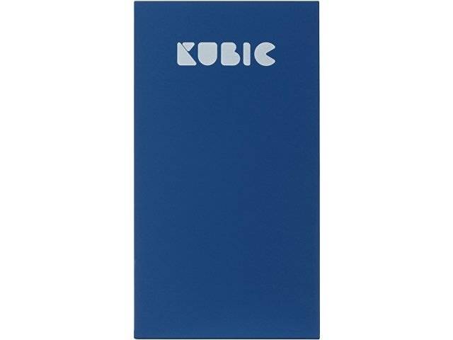 Внешний аккумулятор Kubic PB10X Blue, 10 000 мАч, Soft-touch, синий