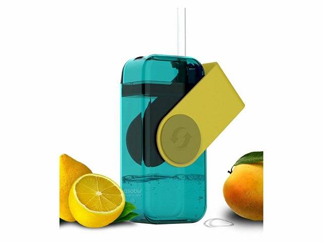 Бутылка для воды JUICY DRINK BOX, желтый