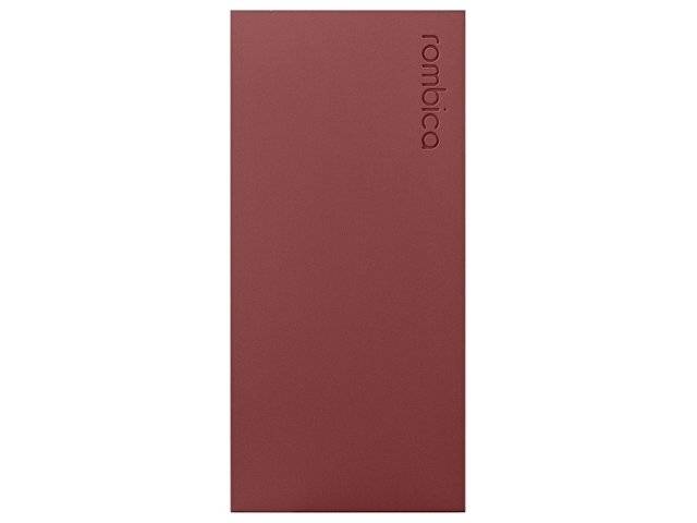 Внешний аккумулятор Rombica NEO ARIA Claret, 10000 мАч, Soft-touch, PD, QCharge, Type-C, бордовый