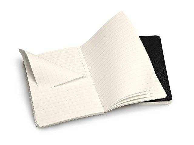 Записная книжка Moleskine Volant (в линейку, 2 шт.), Pocket (9х14см), черный