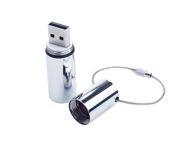 USB-флешка на 128 ГБ, 3.0 USB  серебро