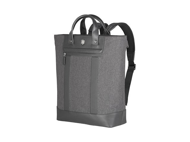 Сумка-рюкзак VICTORINOX Architecture Urban2 2way Carry Tote 15'',серая,полиэстер/кожа,40x15x40см,20л