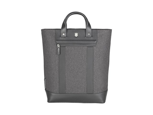 Сумка-рюкзак VICTORINOX Architecture Urban2 2way Carry Tote 15'',серая,полиэстер/кожа,40x15x40см,20л