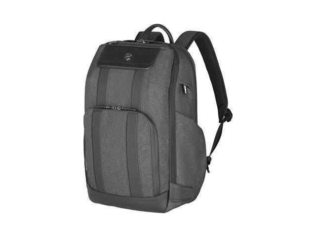 Рюкзак VICTORINOX Architecture Urban 2 Deluxe Backpack 15”, серый, полиэстер/кожа, 31x23x46 см, 23 л