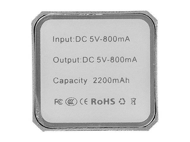Портативное зарядное устройство "Volt", серебристый