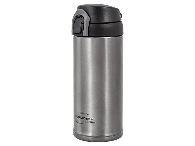 Термос из нерж. стали тм ThermoCafe TC-350T (Dark Grey), 0.35L, серый