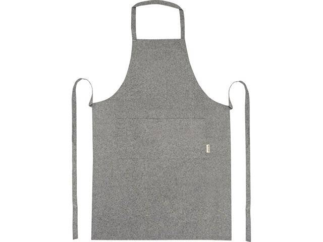 Pheebs 200 g/m² recycled cotton apron, черный